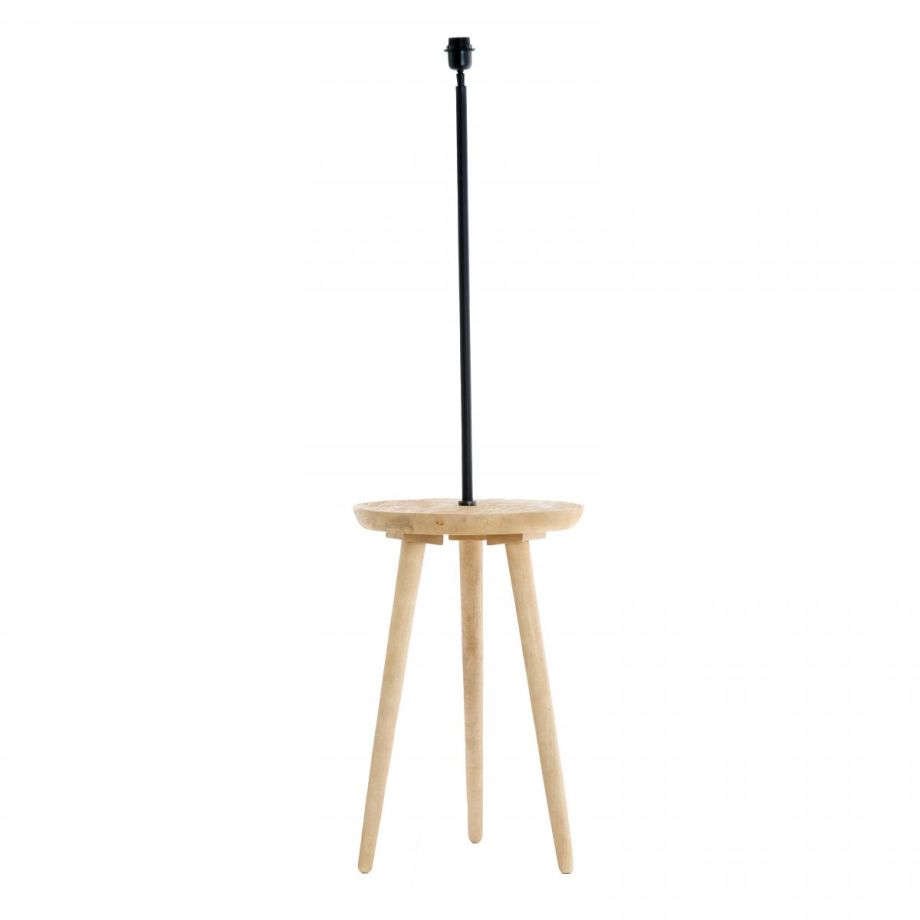 Tolfa bijzettafel+vloerlamp Ø40x135 cm