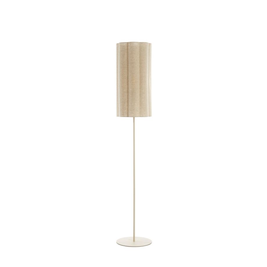VTwonen - Fringe vloerlamp Ø30x165 cm - naturel/crème - OUTLET B