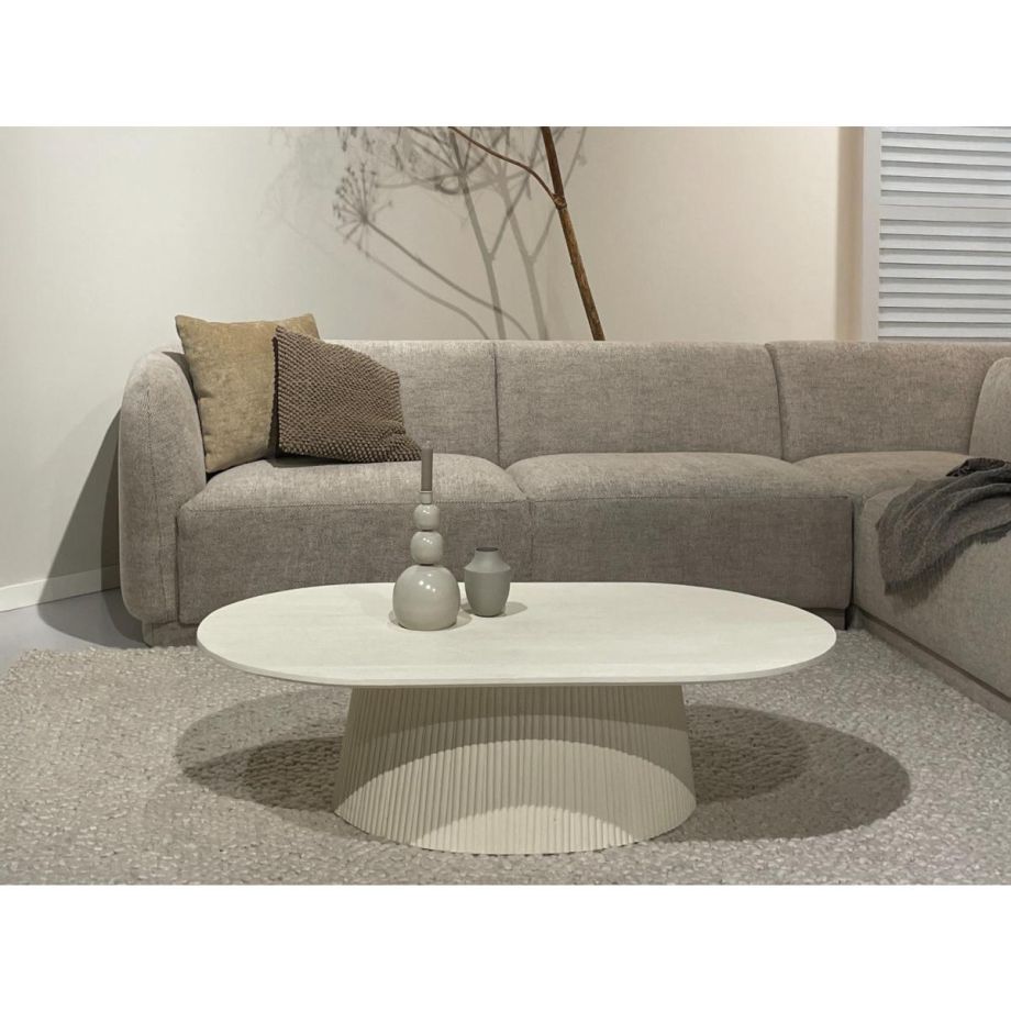 Livingfurn Patrice salontafel 120 cm - crème