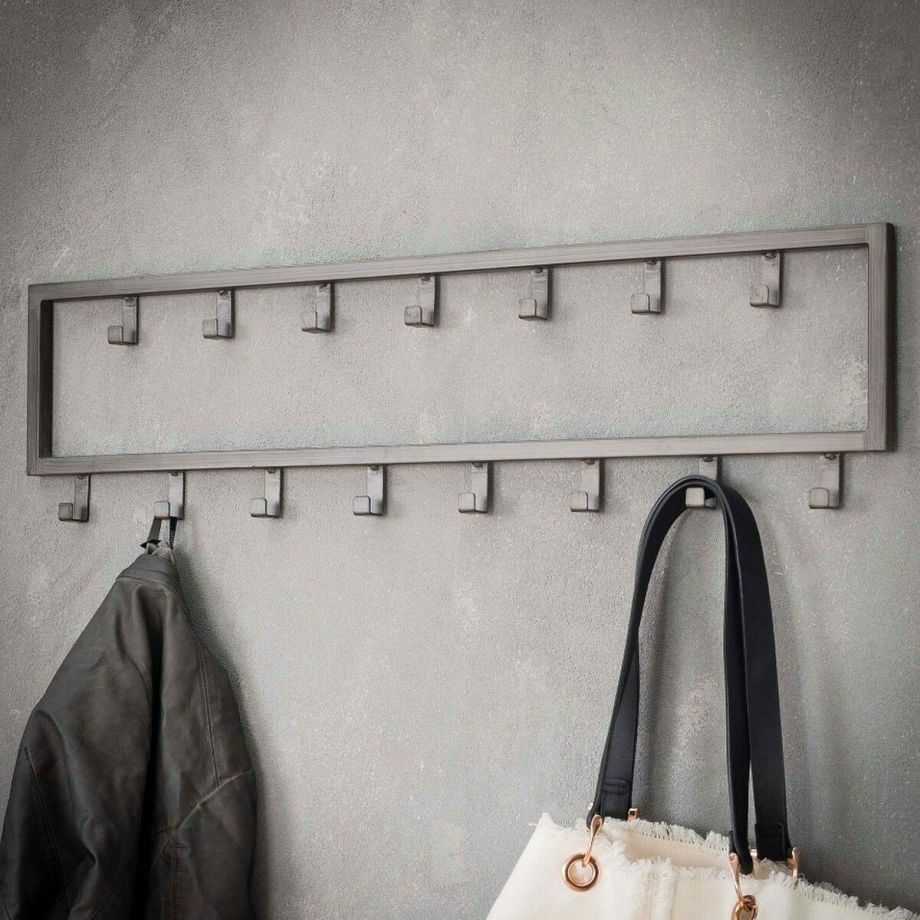 Kapstok industrieel 15 haken - 80 cm van het woonmerk Fraaai