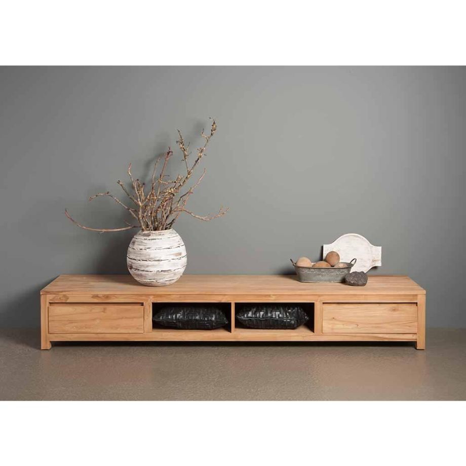 Tower Living Corona tv-meubel - 240 cm - bruin