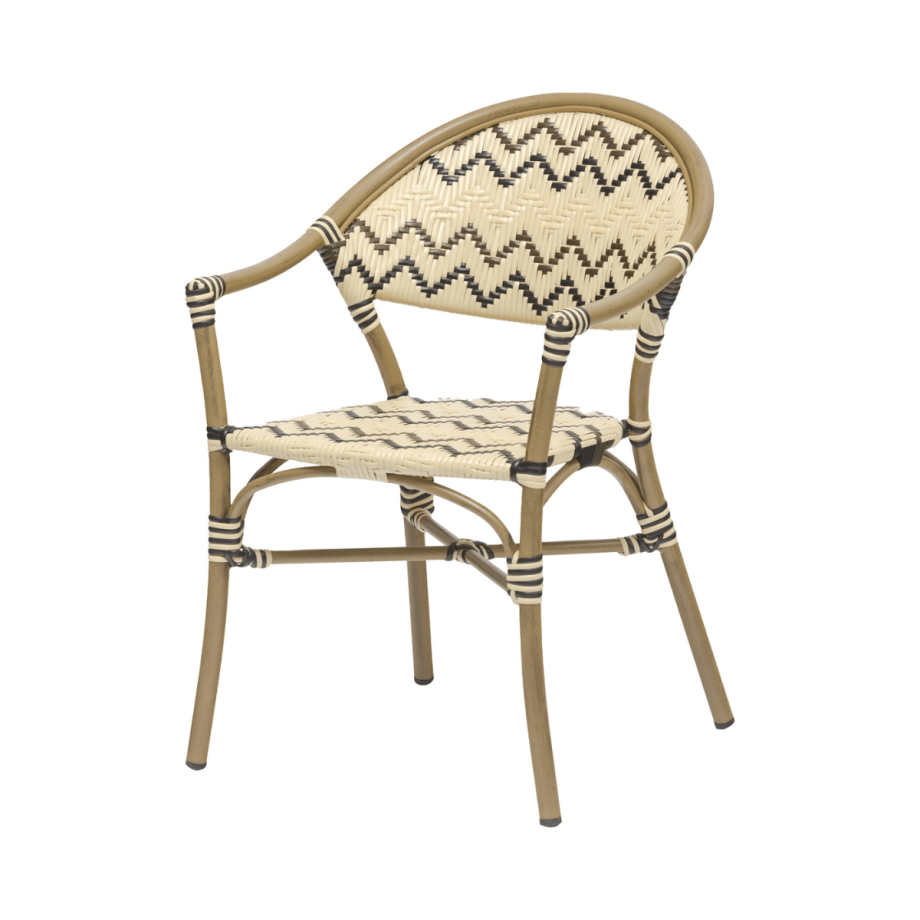 July terrasstoel aluminium/kunststof naturel van het woonmerk Project Y