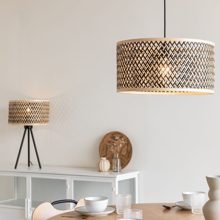 Puur Kurt hanglamp S - bamboo