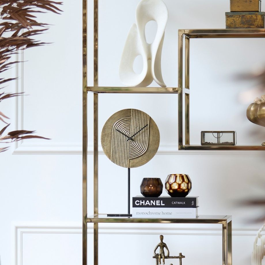 Light & Living Gwenna klok op voet 26x7x40 cm