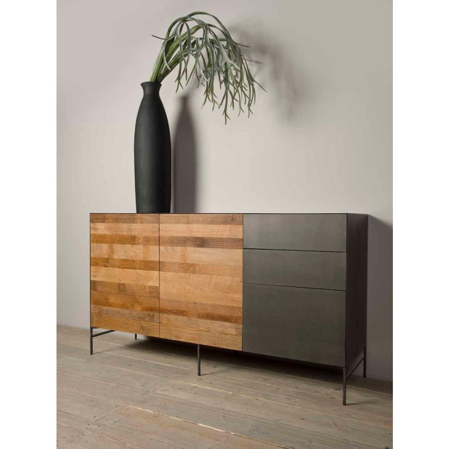 Pandora dressoir - 166 cm - bruin