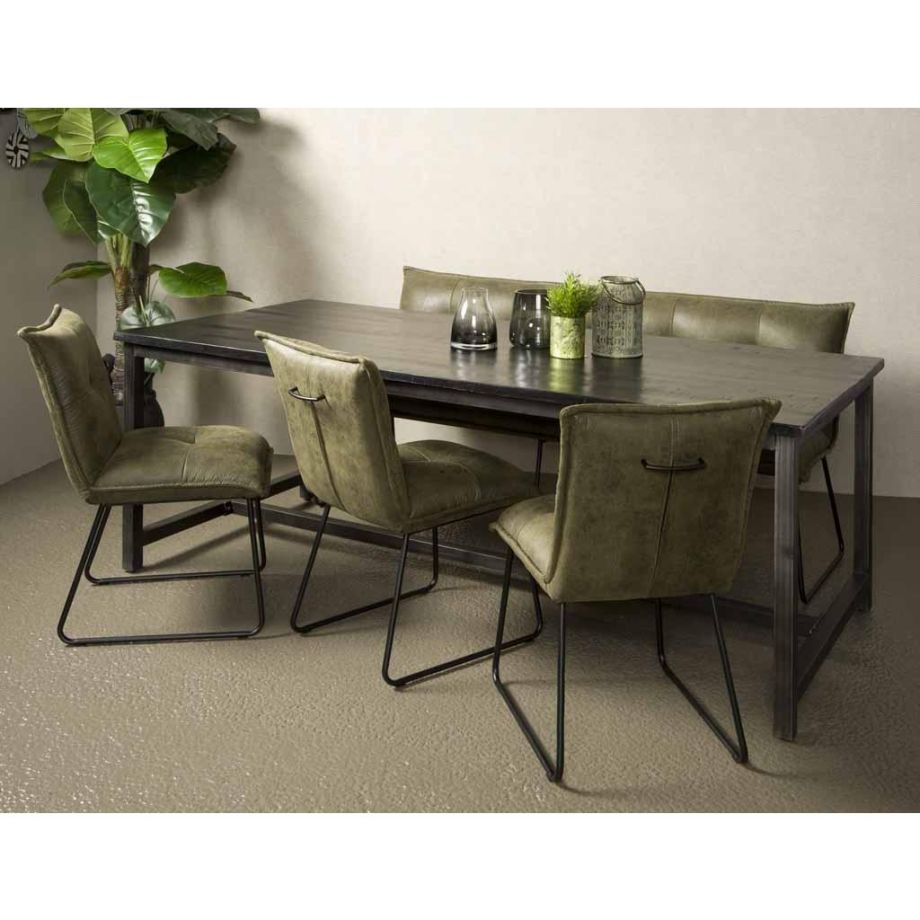 Tower Living Paterno eettafel - 240 cm - zwart