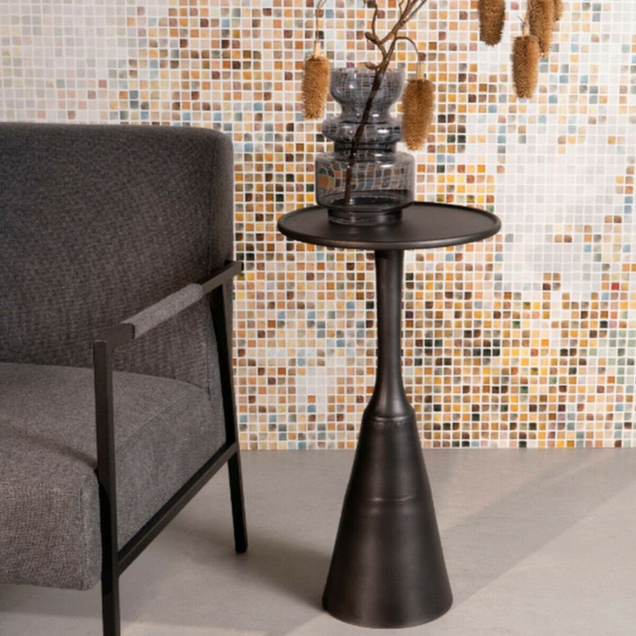 Puur Nora bijzettafel antiek zwart