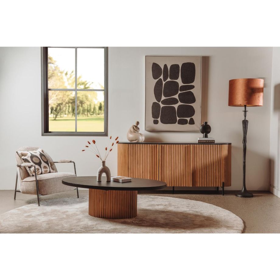 Tower Living Palazzo salontafel ovaal - 130 cm - naturel