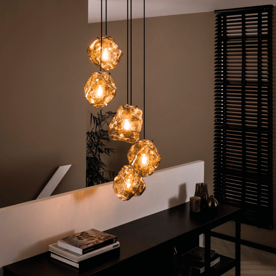 Hanglamp Rock 5L Getrapt