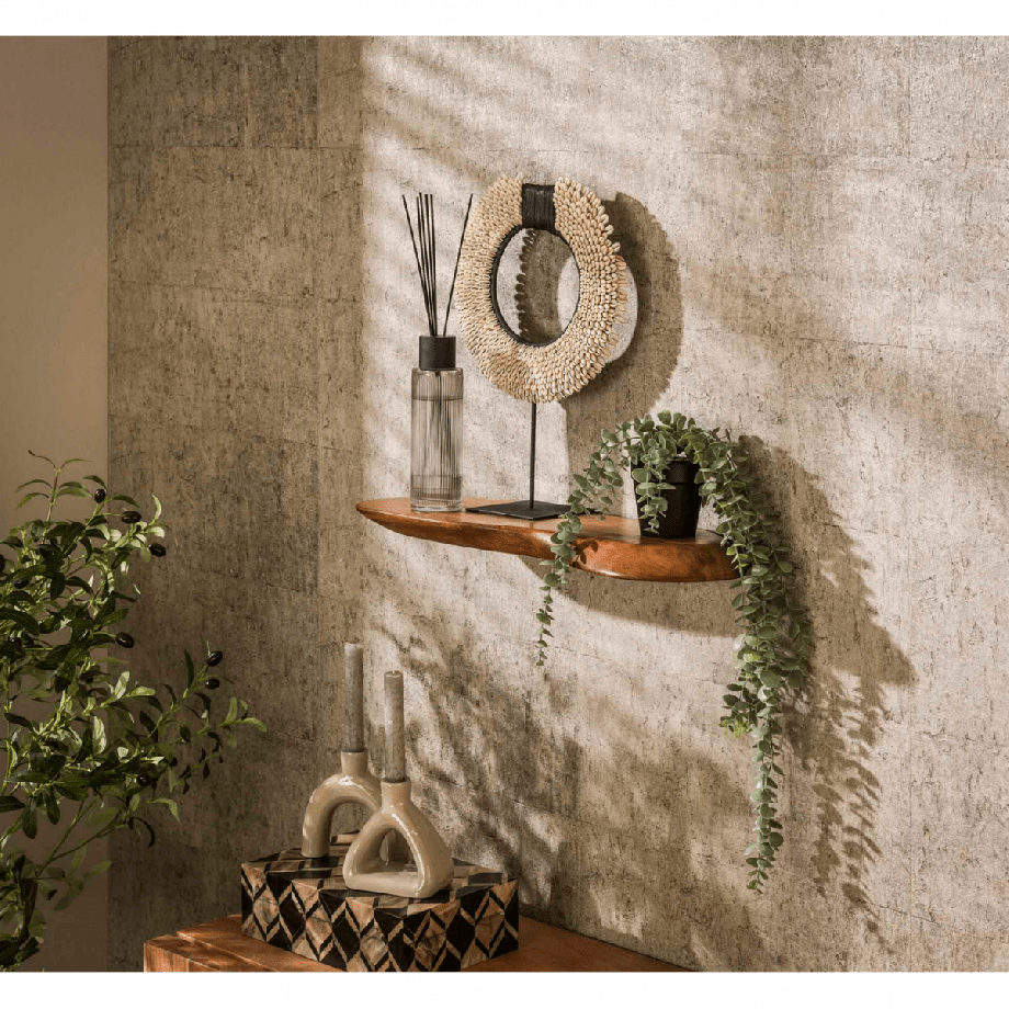 Fraaai Boka organische wandplank - 60 cm - naturel