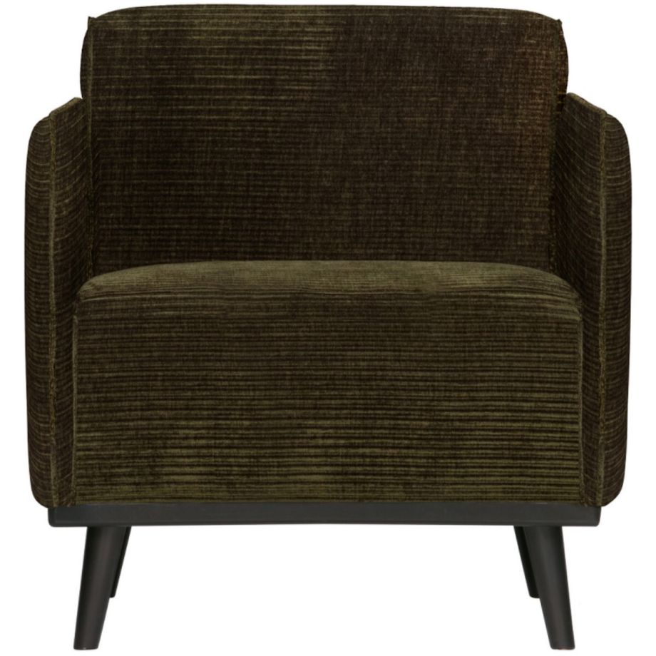 Fauteuil Statement Met Arm Brede Platte Rib