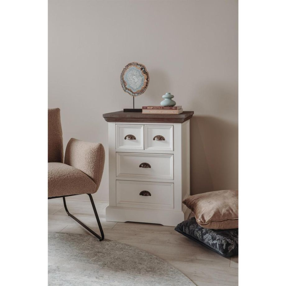 Tower Living Fleur ladekast - 56 cm - wit