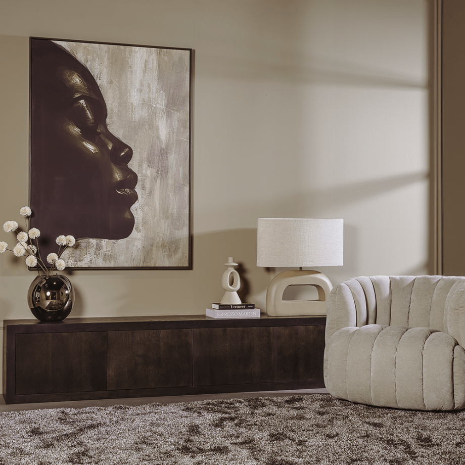 Tower Living Mincio tv-meubel hangend - 220 cm - bruin