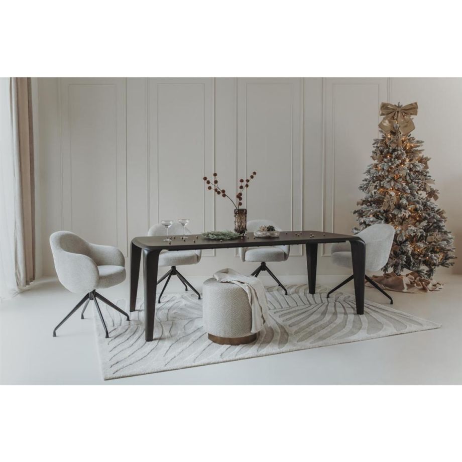 Tower Living Ronta eettafel - 200 cm - bruin