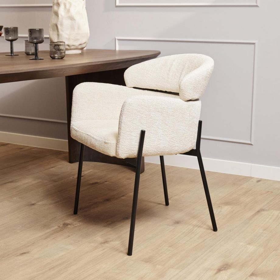 Starfurn Eetkamerstoel Otis met armleuning