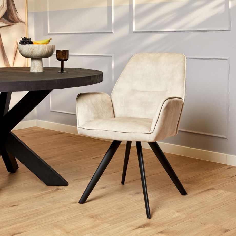 Starfurn Eetkamerstoel Nova met armleuning