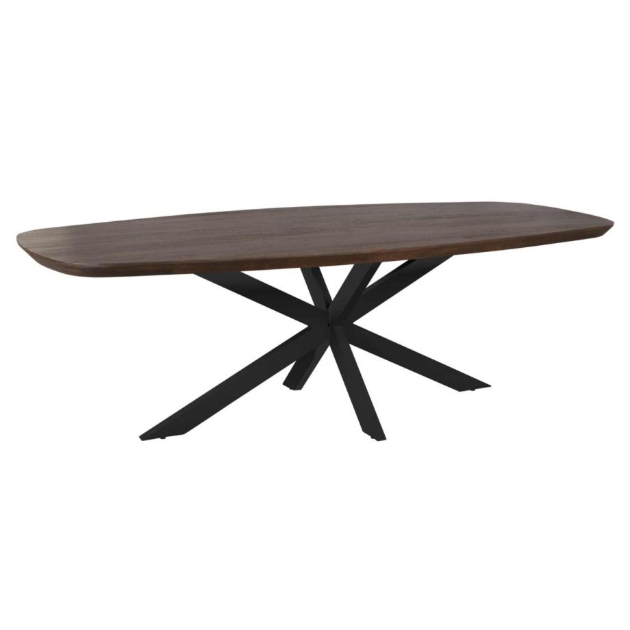 Eettafel Madison 240 cm Deens Ovaal bruin