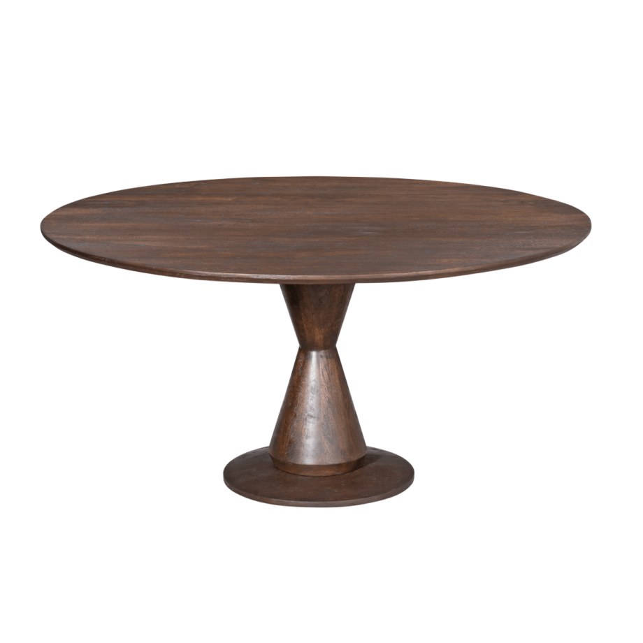 Eettafel Lima rond 150 cm - bruin