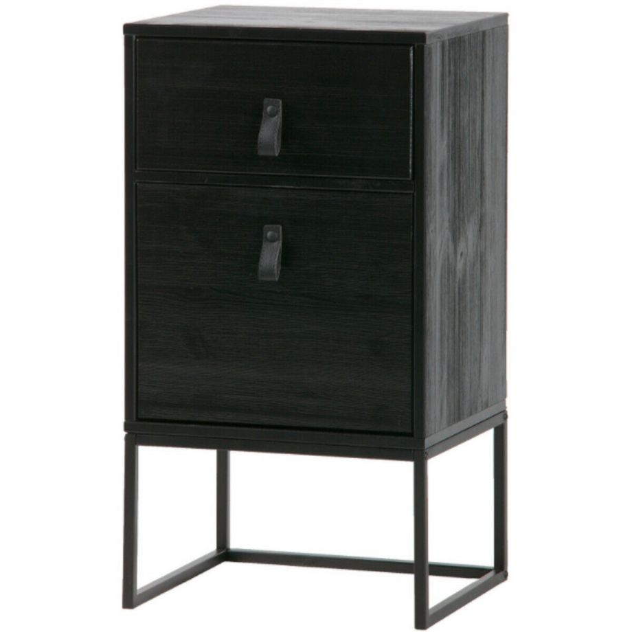 Zola nachtkastje zwart