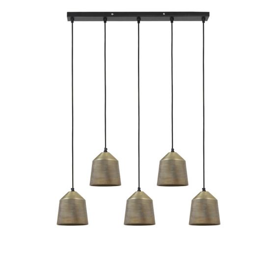 Lilou hanglamp 5L - antiek brons