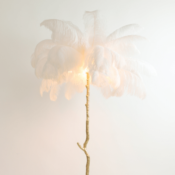 Feather vloerlamp 180 cm van het woonmerk Light & Living