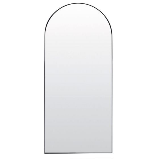 Zeneto spiegel rond 80x1,5x180 cm - helder glas/zwart
