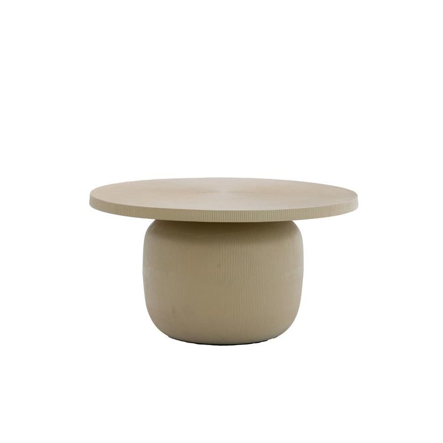 Light & Living Tigran salontafel ø75,5x41,5 cm - mat zand