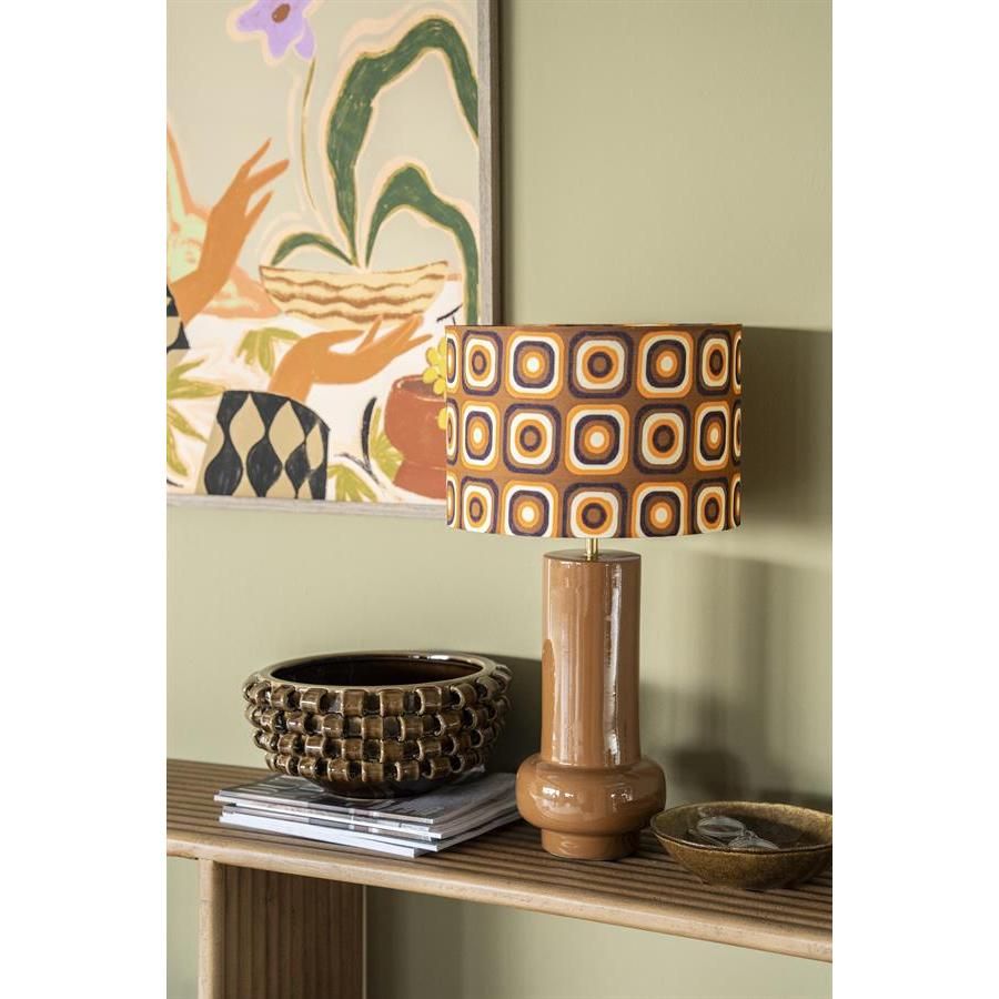 Orbit tafellamp - terracotta