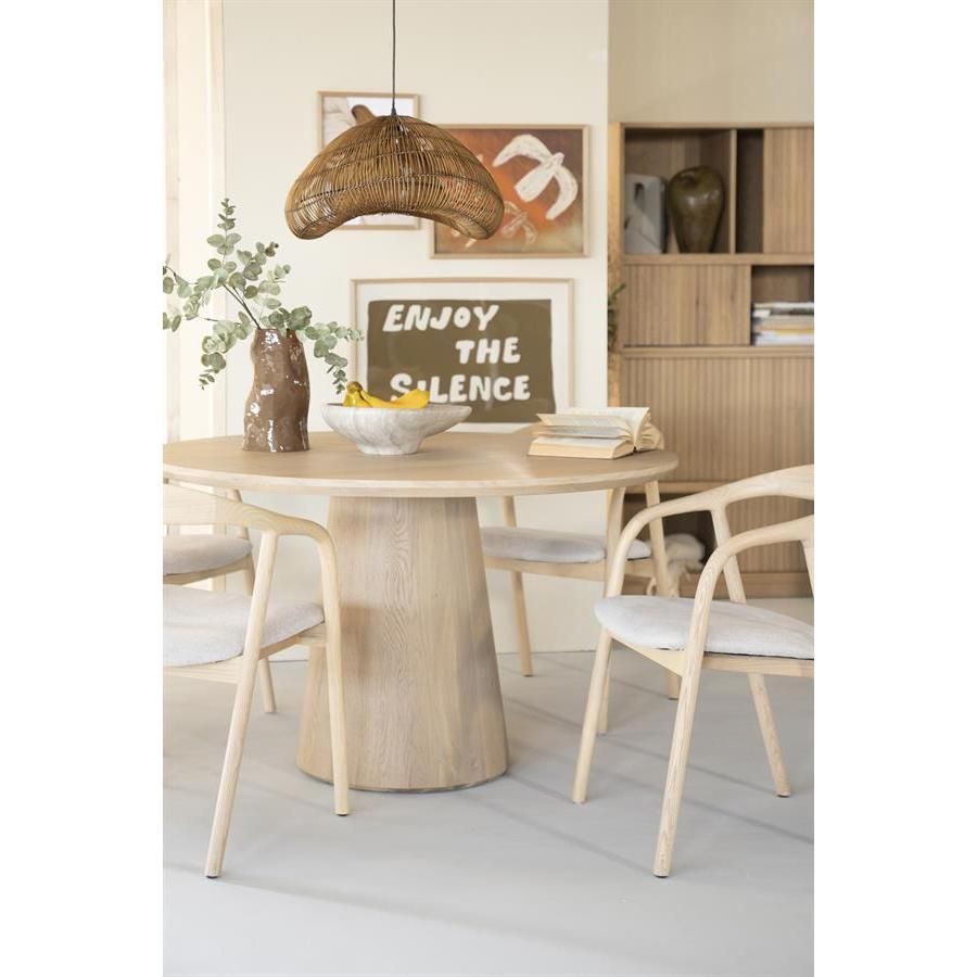 Deens ovale eettafel Nola - eikenhout - 130x76 cm