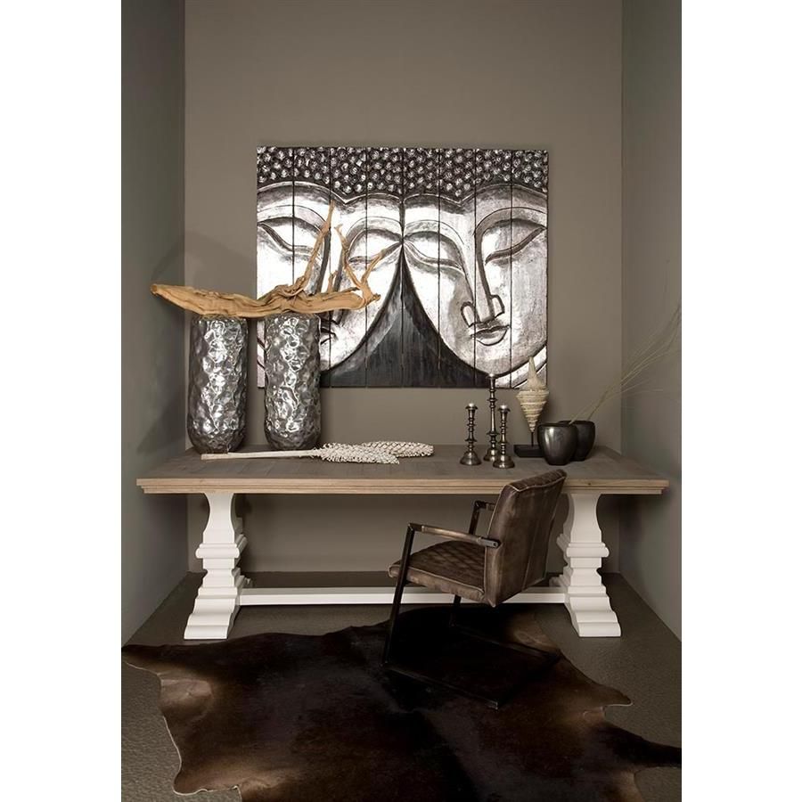 Tower Living Toscana eettafel - 240 cm - wit