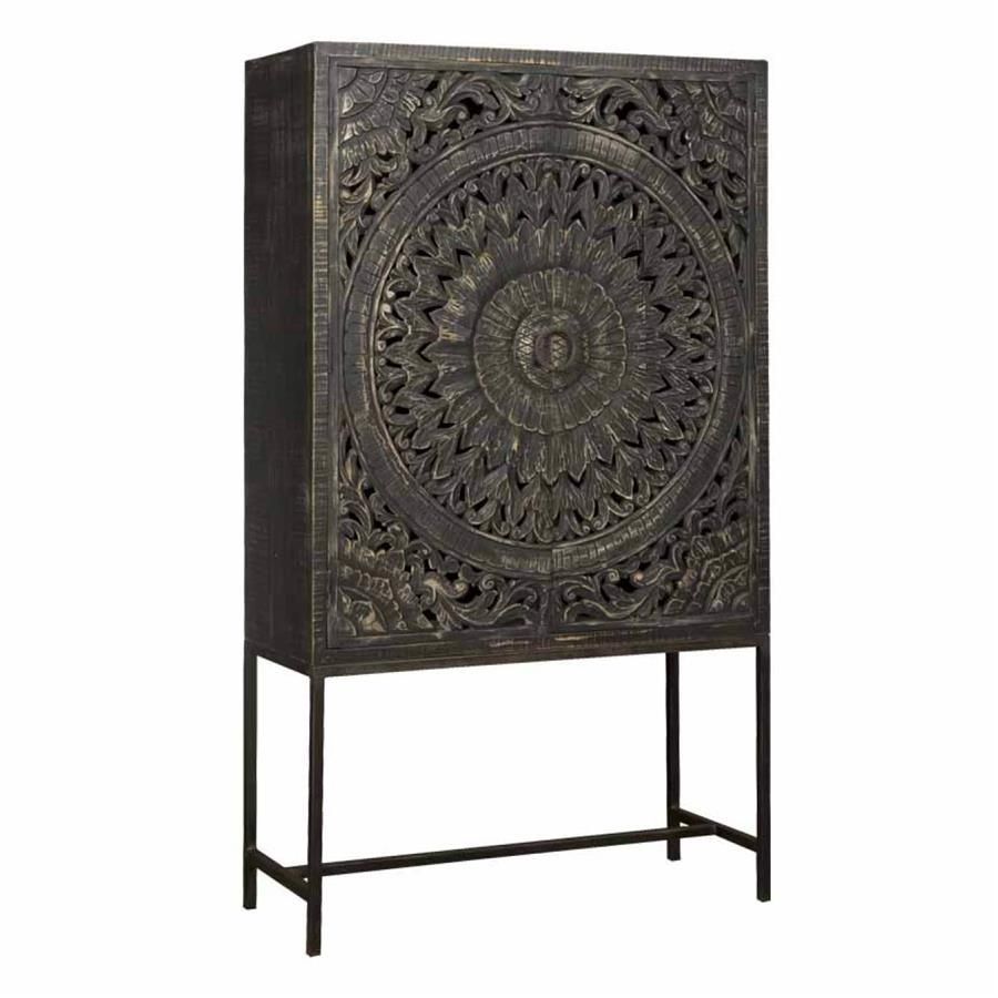 Tower Living Casina opbergkast - 110 cm - zwart