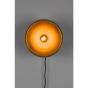 Dudley wandlamp rond M - zwart/goud