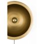 Dudley wandlamp rond L - zwart/goud