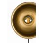 Dudley wandlamp rond S - zwart/goud