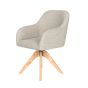 Joanne draaistoel hout