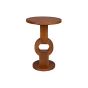 Tondo bijzettafel - bruin