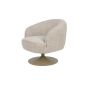 Rolland draaifauteuil - beige/bruin