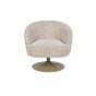 Rolland draaifauteuil - beige/bruin