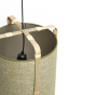 Sendai hanglamp Ø37x66 cm - groen/bamboo