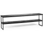 Boyd tv-meubel 150x30x45 cm - zwart