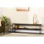Boyd tv-meubel 150x30x45 cm - zwart