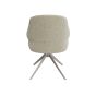 Eetkamerstoel Bern 61x66x91 cm - naturel bouclé | taupe metaal