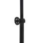 Jody vloerlamp - zwart zink/hout bruin