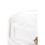 Pleat tafellamp Ø30x45 cm - glas helder/goud