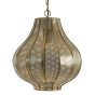 Micha hanglamp Ø30.5 cm goud van het woonmerk Light & Living