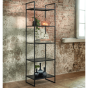 Mariki kast 55x40x180 cm mat zwart van het woonmerk Light&Living