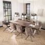 Durham eettafel 300 cm ovaal - massief acacia bruin