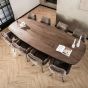 Durham eettafel 300 cm ovaal - massief acacia bruin