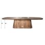 Durham eettafel 300 cm ovaal - massief acacia bruin