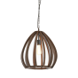 Barsia hanglamp Ø40x42 cm - oranje/bruin